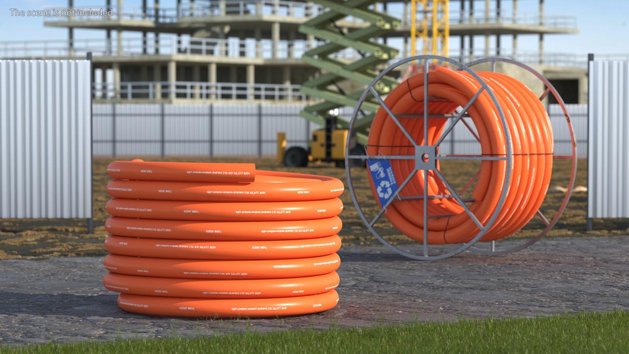 Hose Reel Pipe 3D model