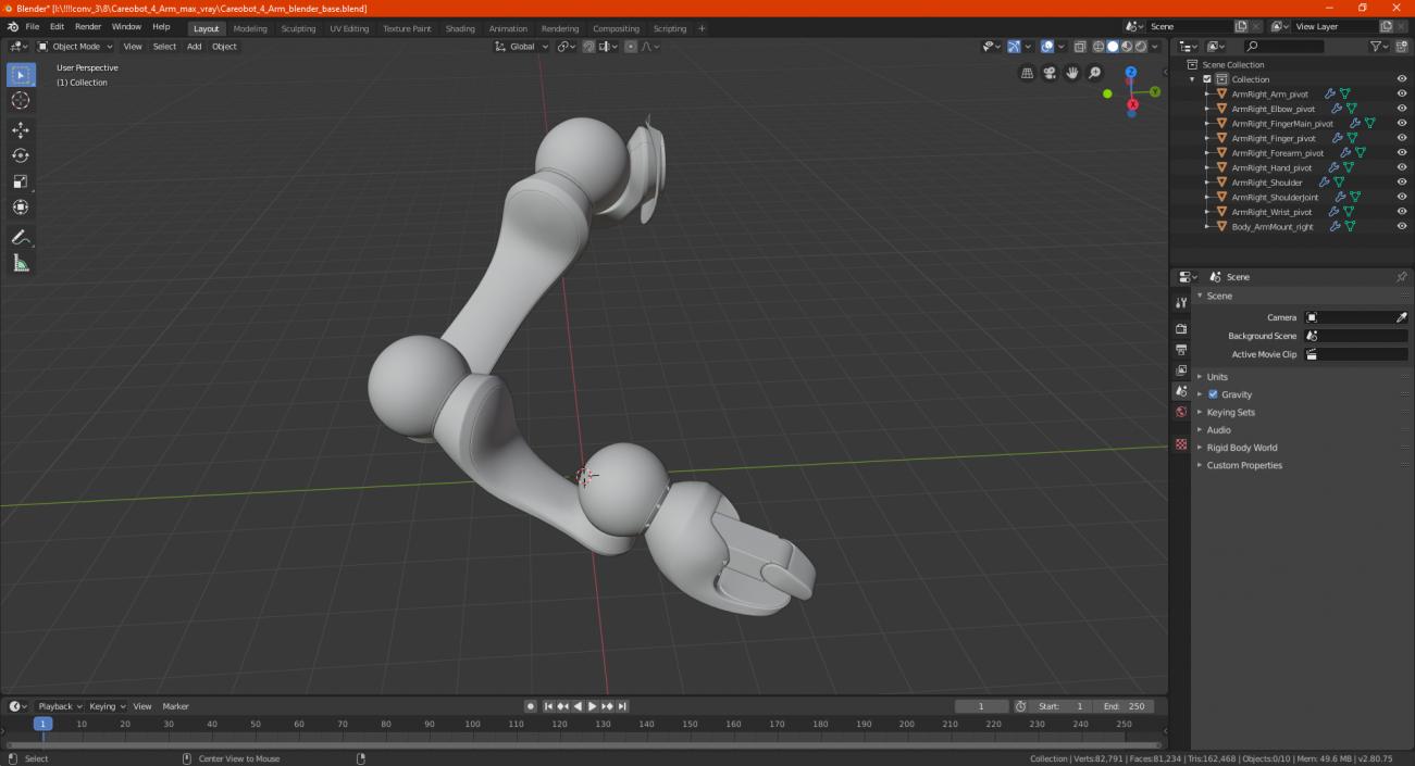 Careobot 4 Arm 3D model