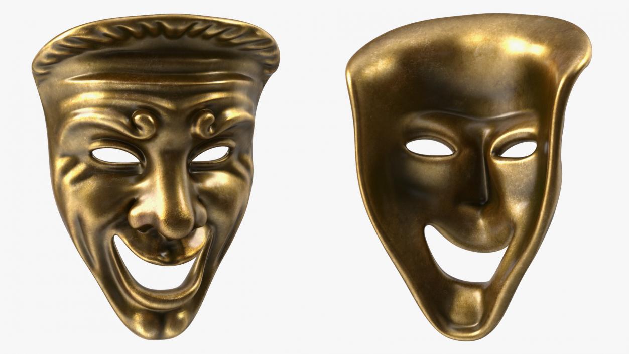 3D Comedy Mask