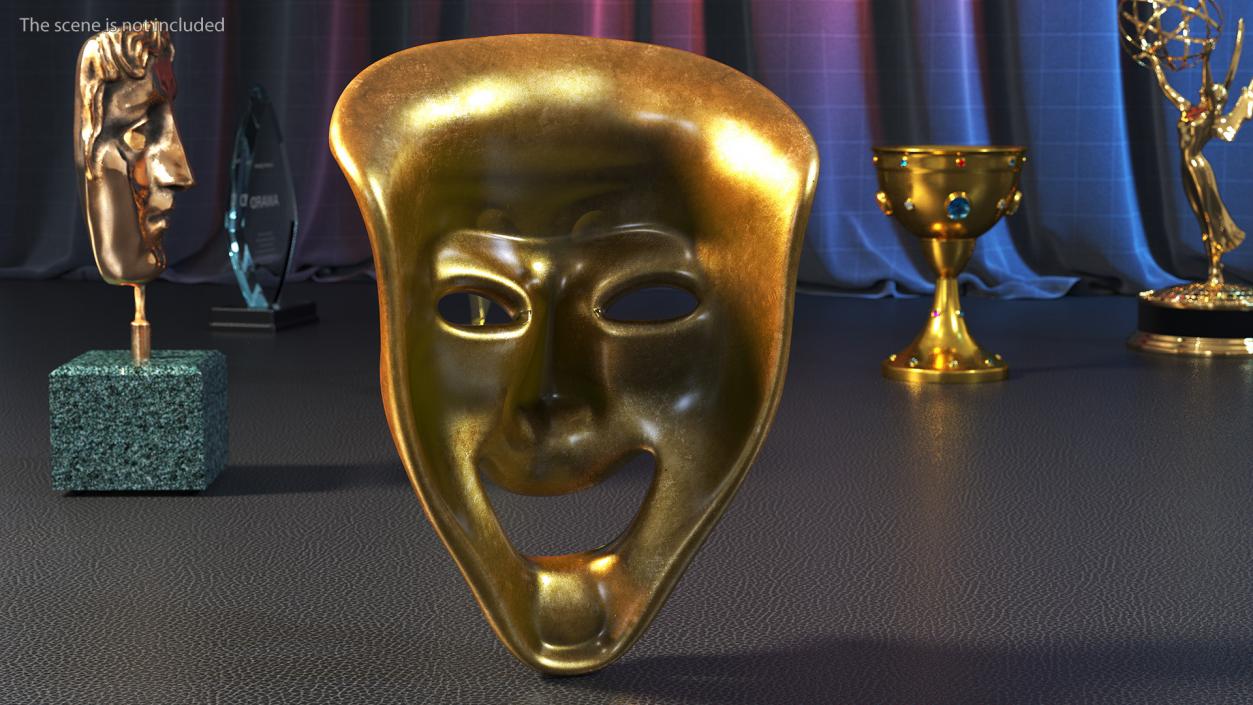 3D Comedy Mask