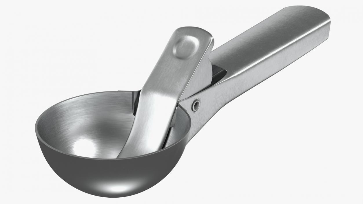 3D Stainless Steel Ice Cream Scoop