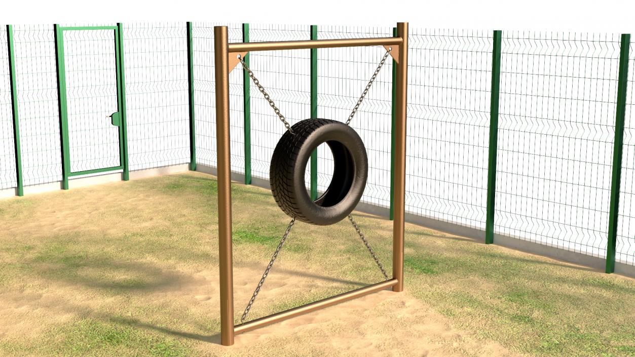 Dog Park Playground 3D model