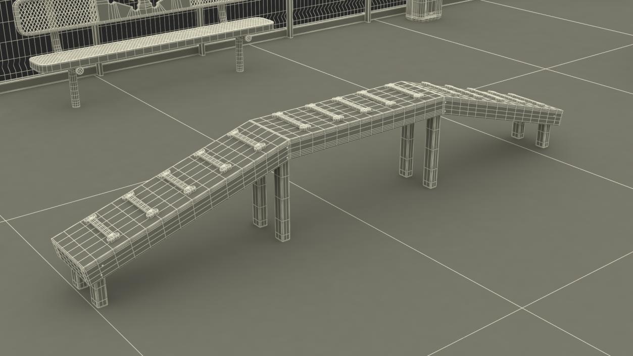 Dog Park Playground 3D model