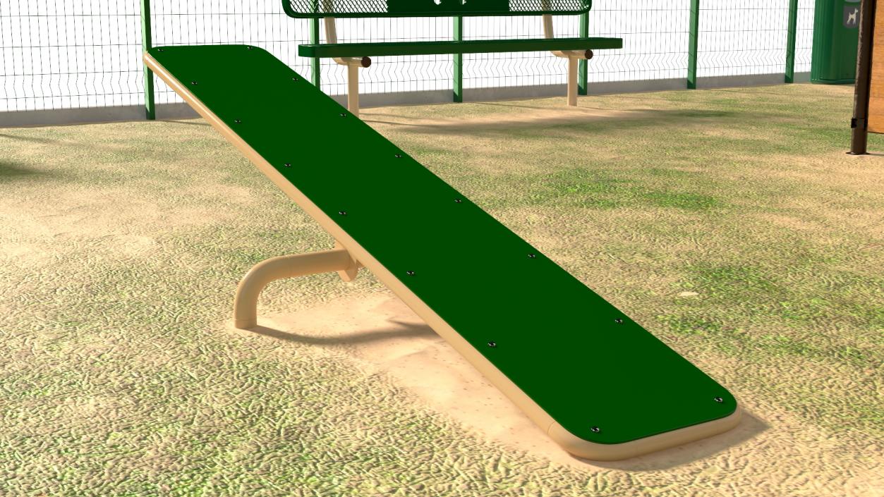 Dog Park Playground 3D model