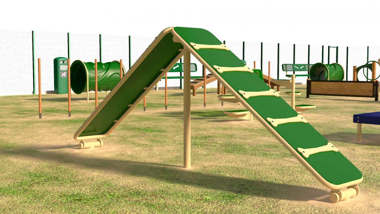 Dog Park Playground 3D model