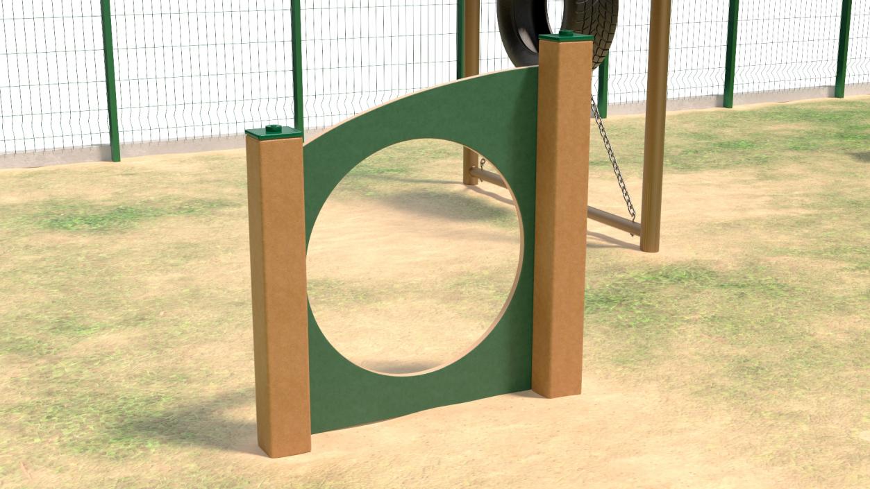 Dog Park Playground 3D model