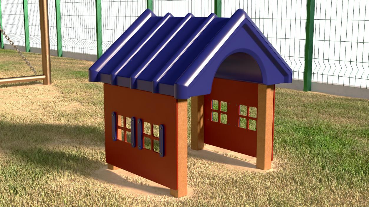 Dog Park Playground 3D model