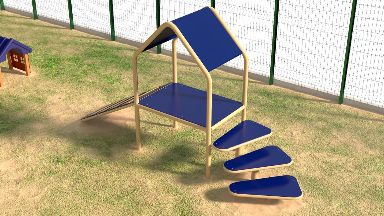 Dog Park Playground 3D model