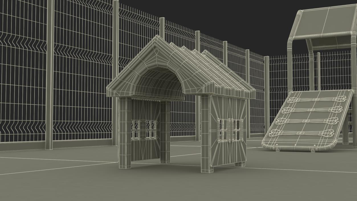 Dog Park Playground 3D model