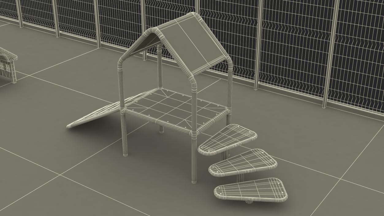 Dog Park Playground 3D model