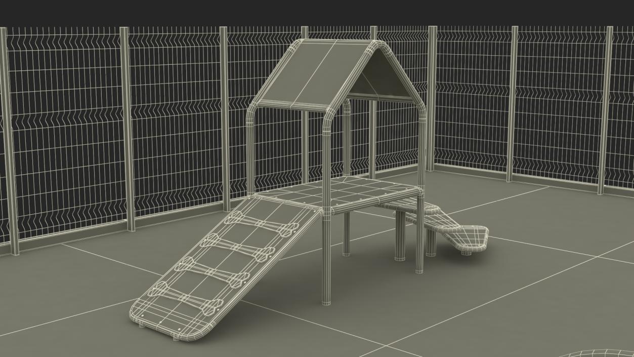 Dog Park Playground 3D model