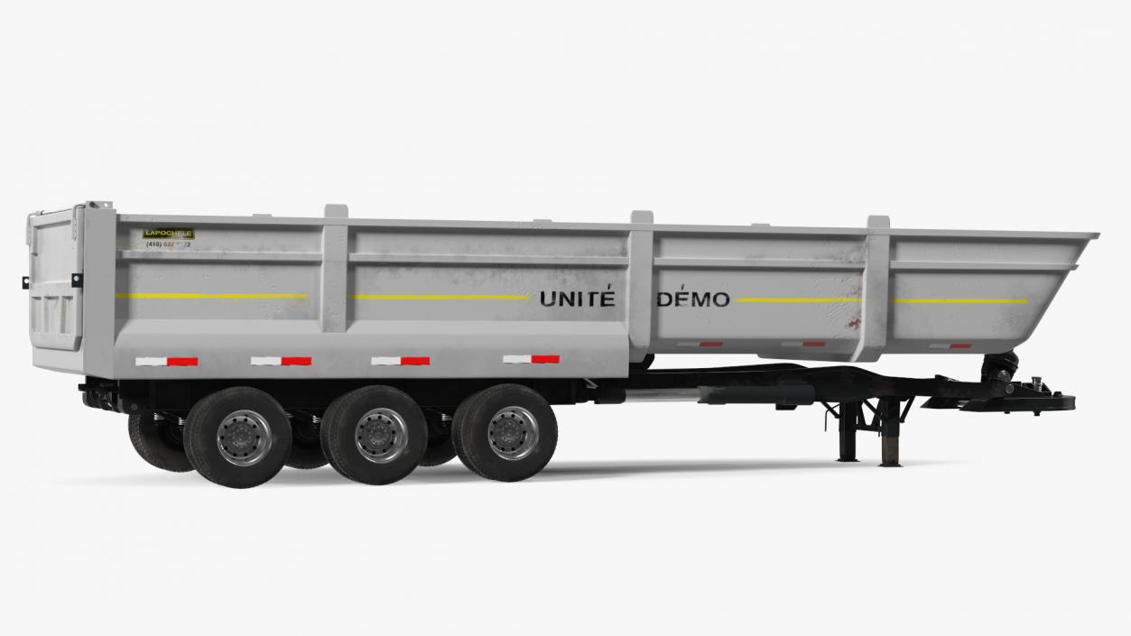 3D End Dump Trailer