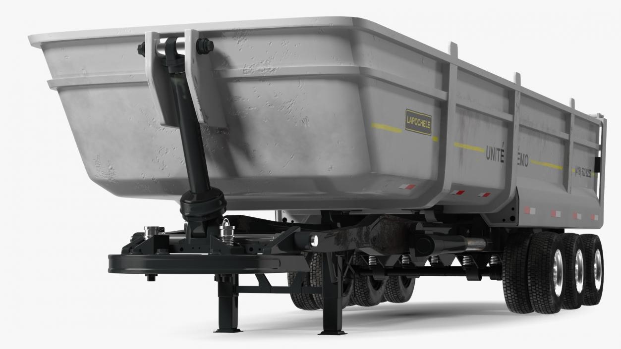 3D End Dump Trailer