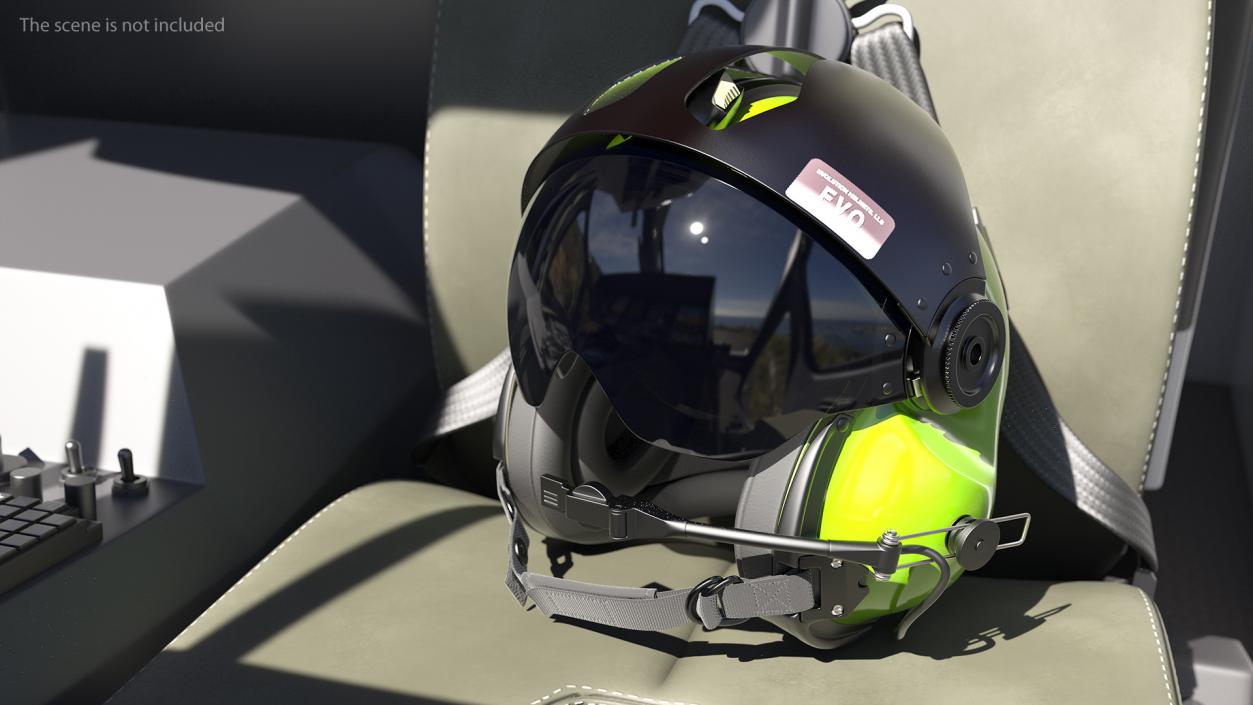 3D Pilot Hats Collection 4 model