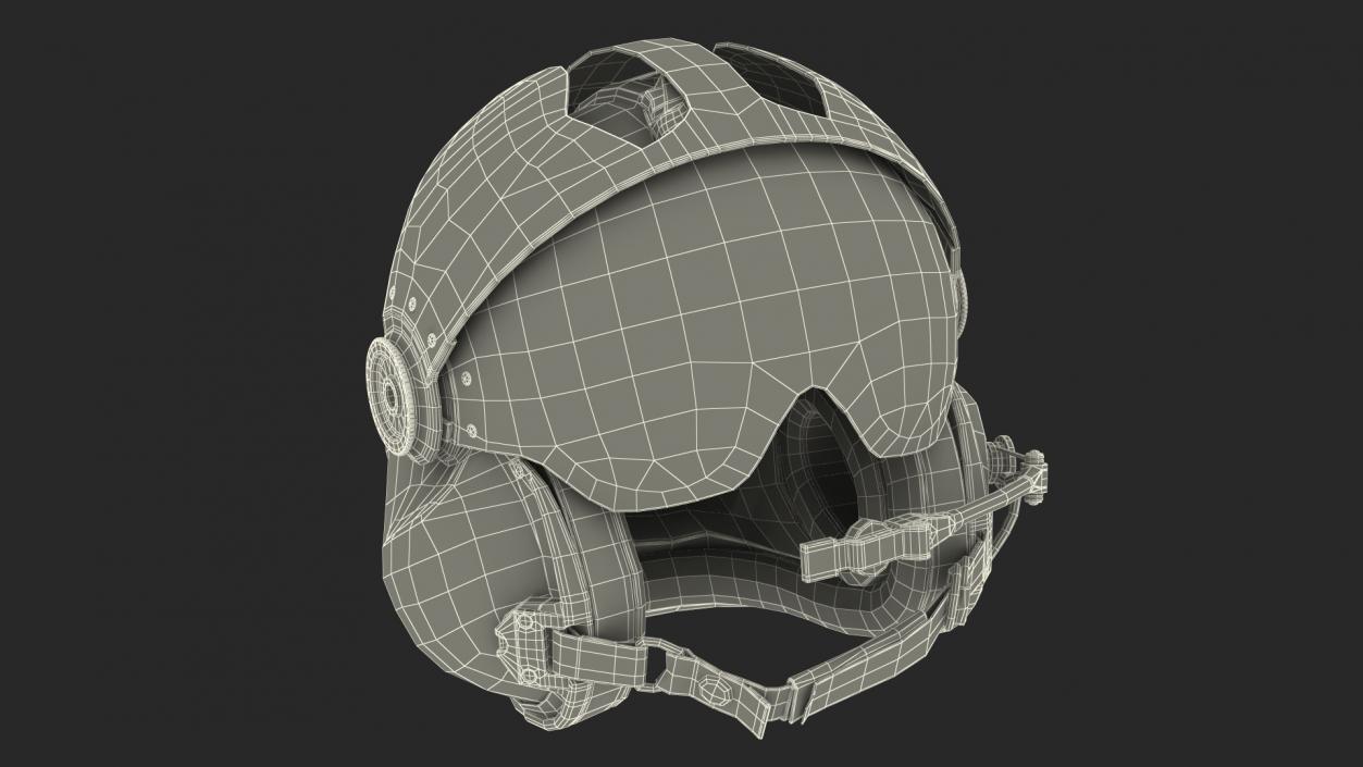 3D Pilot Hats Collection 4 model