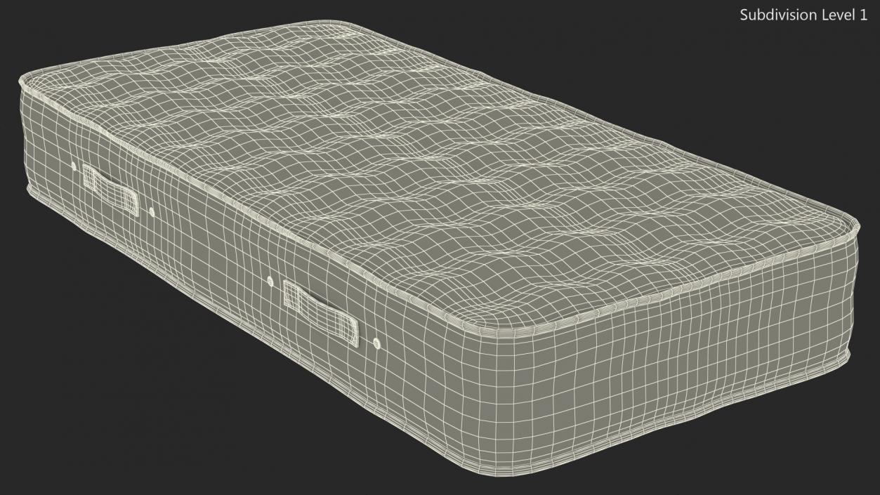 Single Size Sleeping Mattress 3D model