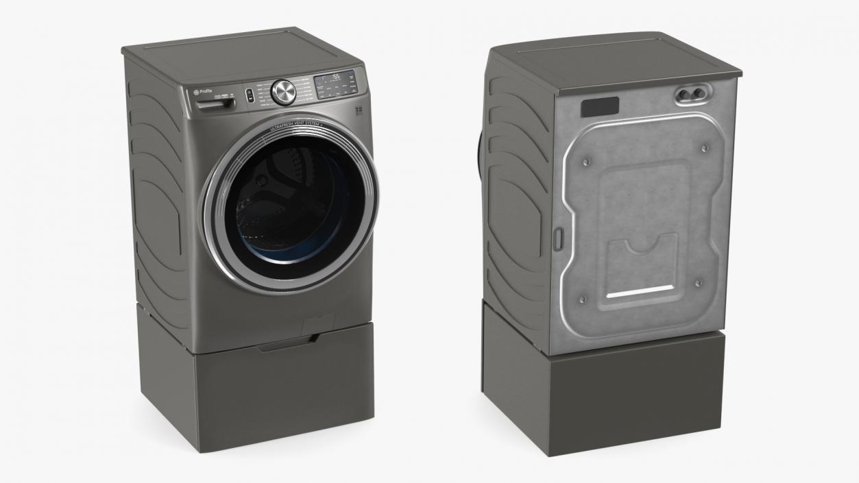 Washer Profile Grey 3D model