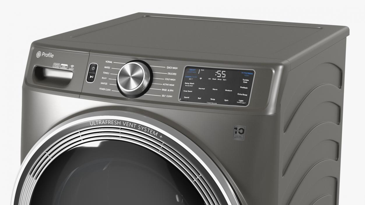 Washer Profile Grey 3D model