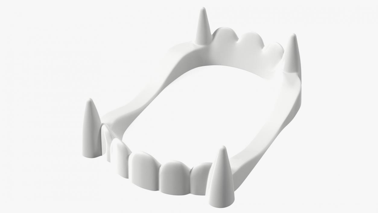 Vampire Teeth White 3D model