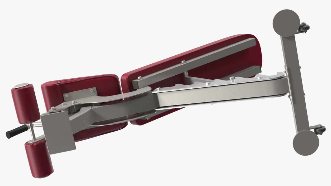 3D Adjustable Bench Press Red