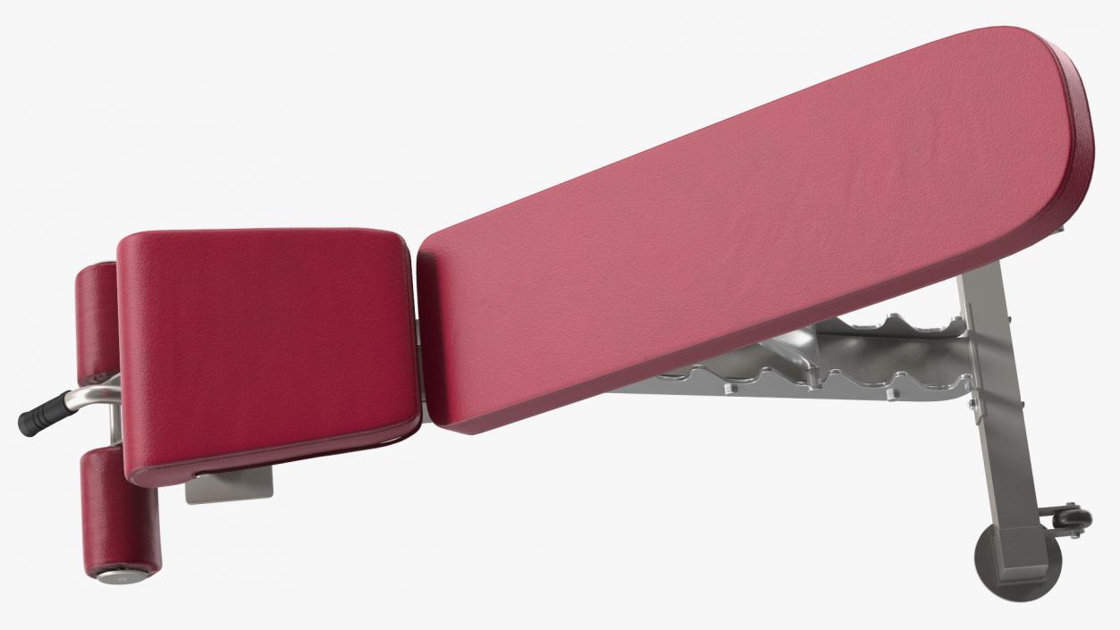 3D Adjustable Bench Press Red