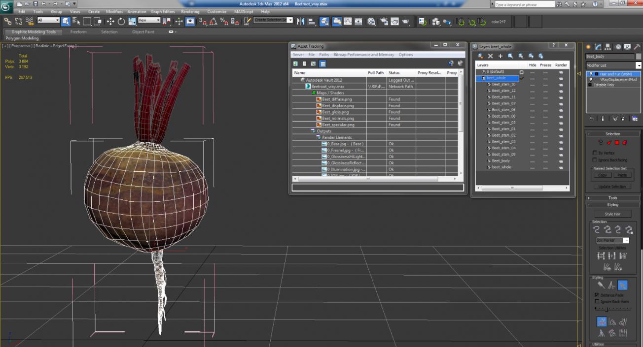 3D model Beetroot