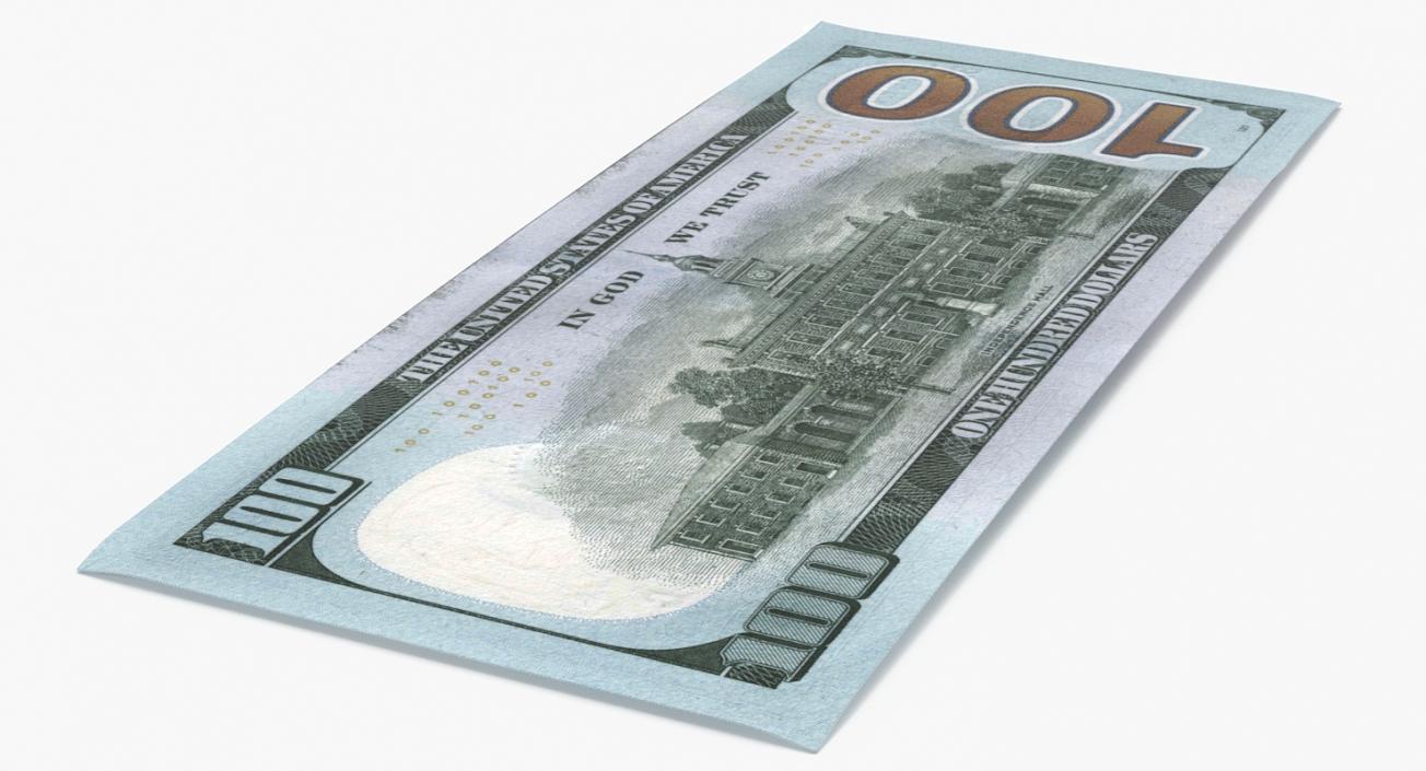 New 100 Dollar Bill 3D model