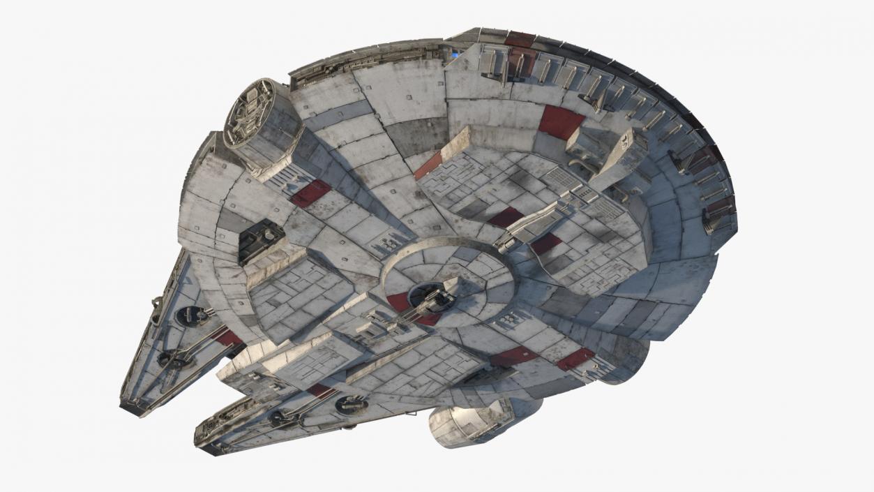 3D Millennium Falcon Simple Interior model