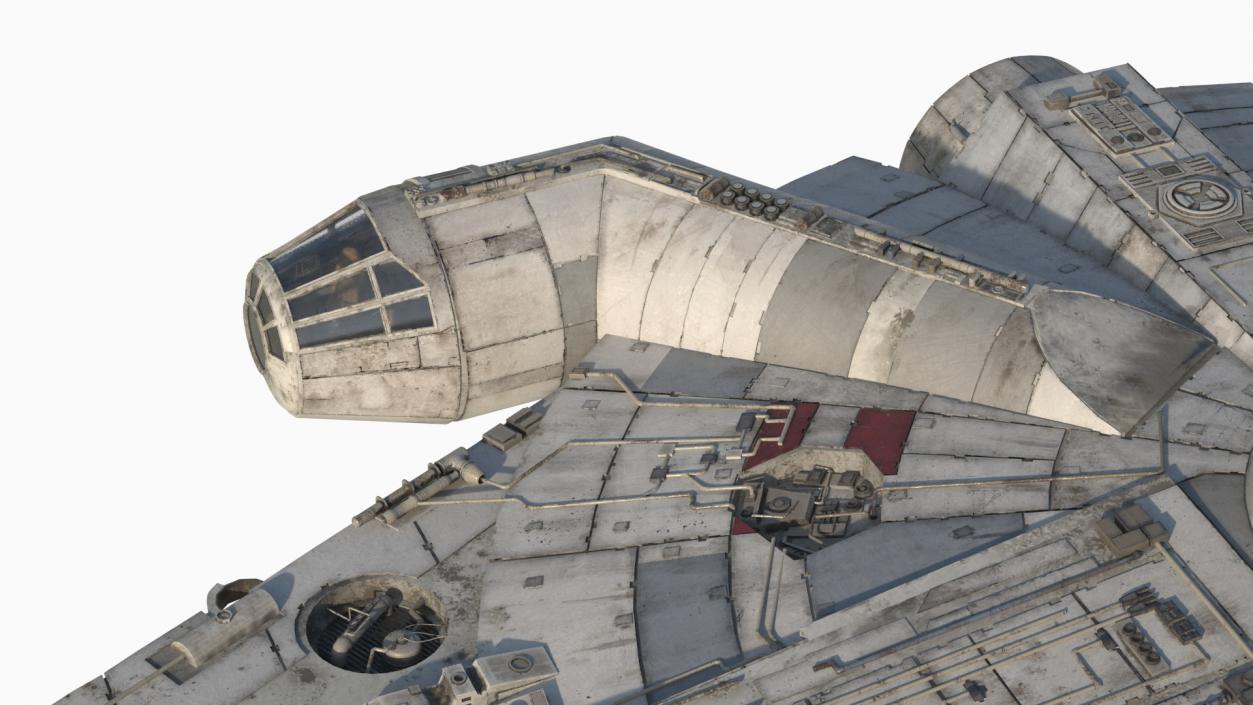 3D Millennium Falcon Simple Interior model