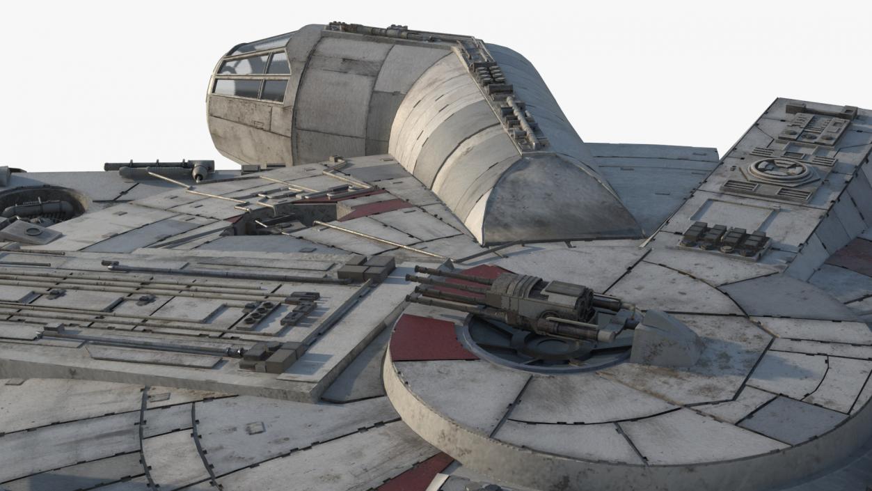 3D Millennium Falcon Simple Interior model