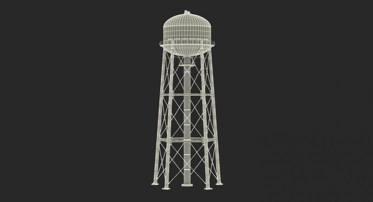 3D Water Towers 3D Models Collection model