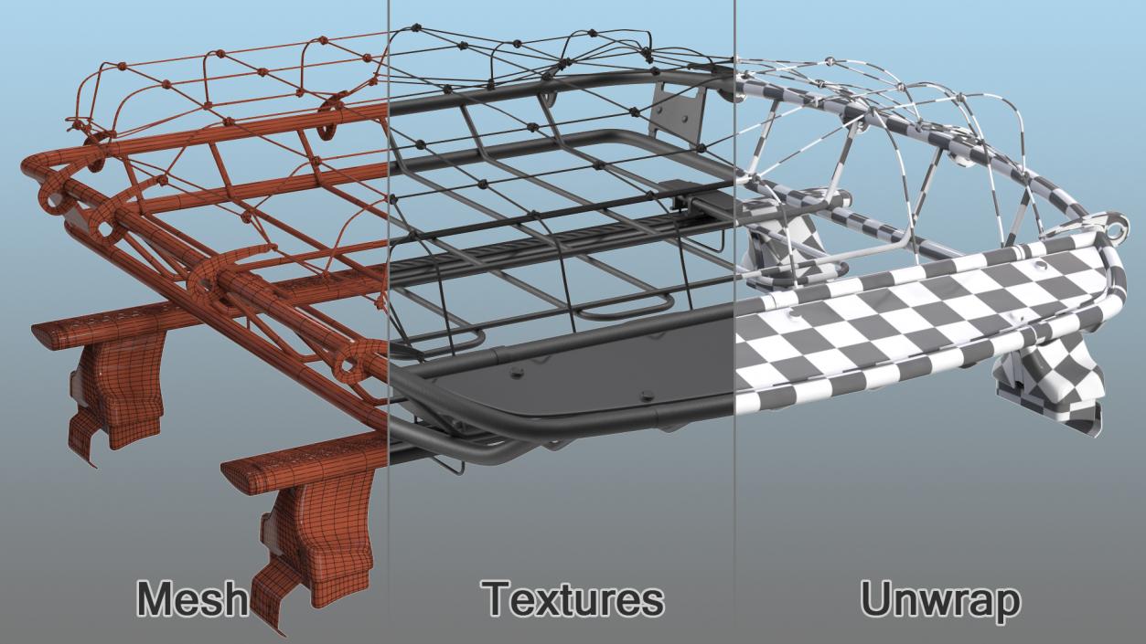 3D model Roof Basket Thule Canyon XT with Wingbar