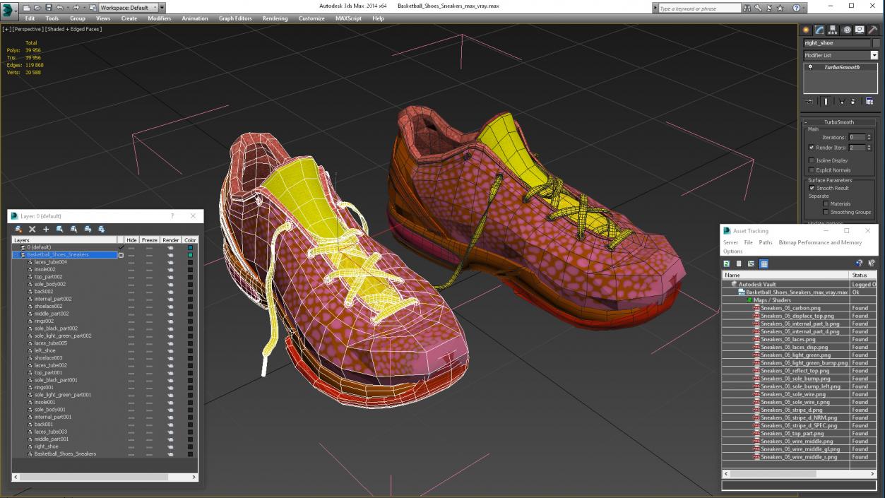 3D model Basketball Shoes Sneakers