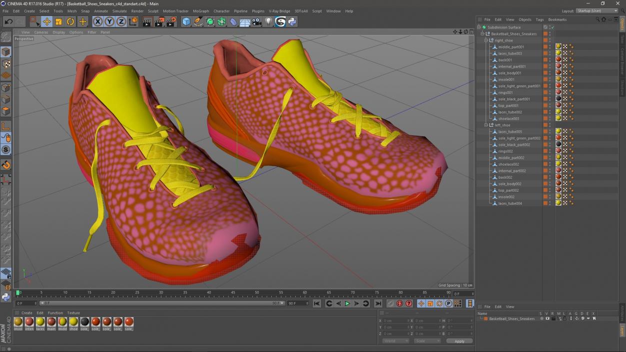 3D model Basketball Shoes Sneakers