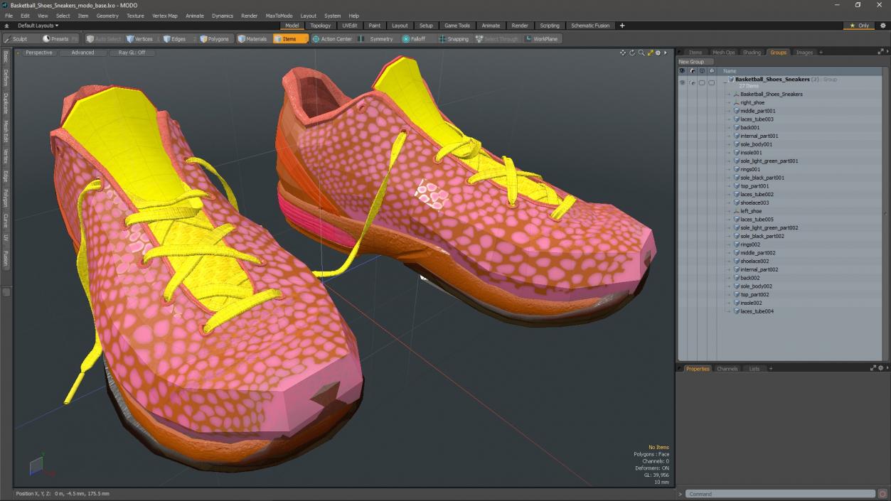 3D model Basketball Shoes Sneakers