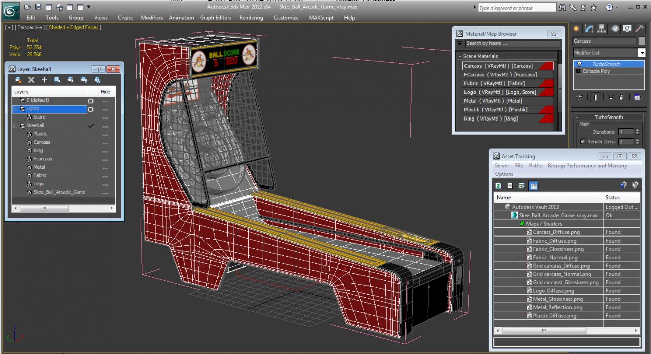 3D Skee Ball Arcade Game