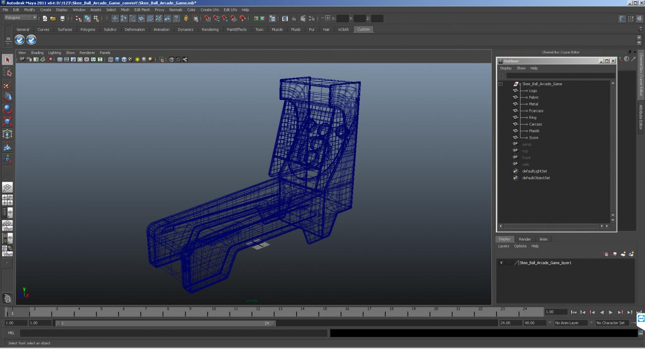 3D Skee Ball Arcade Game