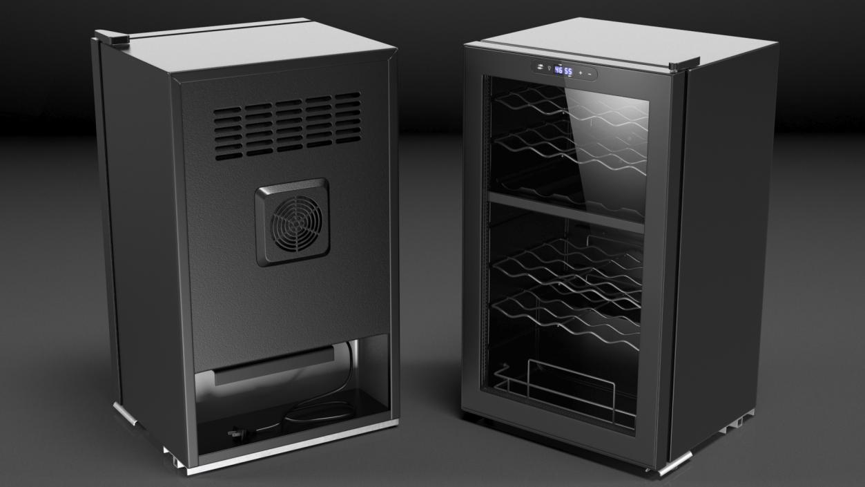 3D Dual Zone 32 Bottle Wine Cooler