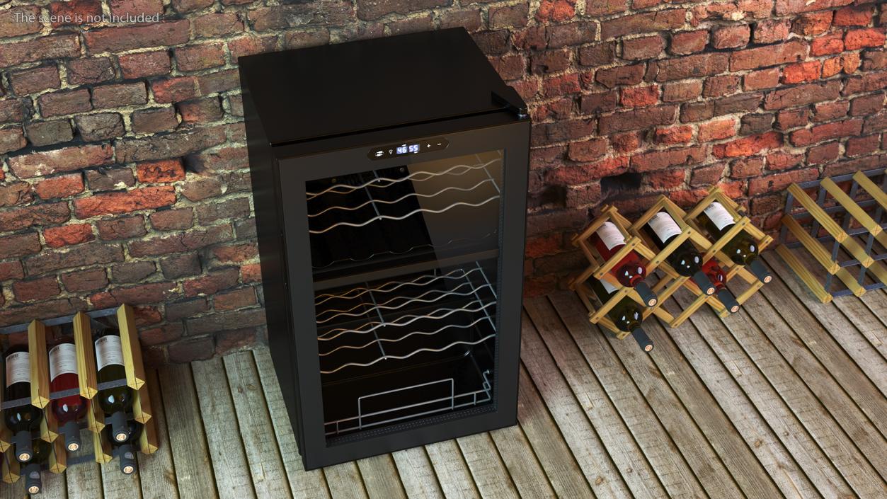 3D Dual Zone 32 Bottle Wine Cooler