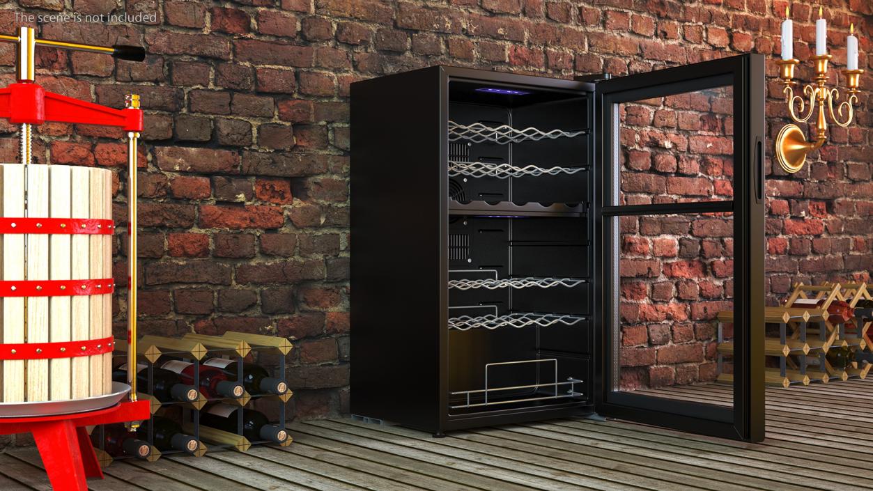 3D Dual Zone 32 Bottle Wine Cooler