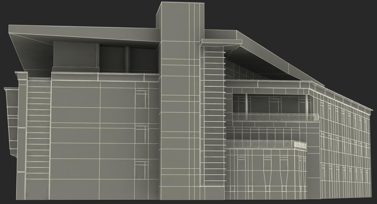 Alexandria Police Headquarters Building 3D model