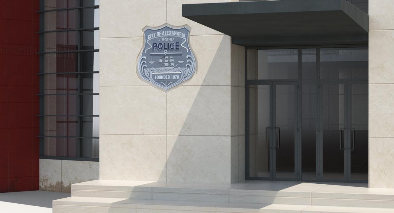 Alexandria Police Headquarters Building 3D model