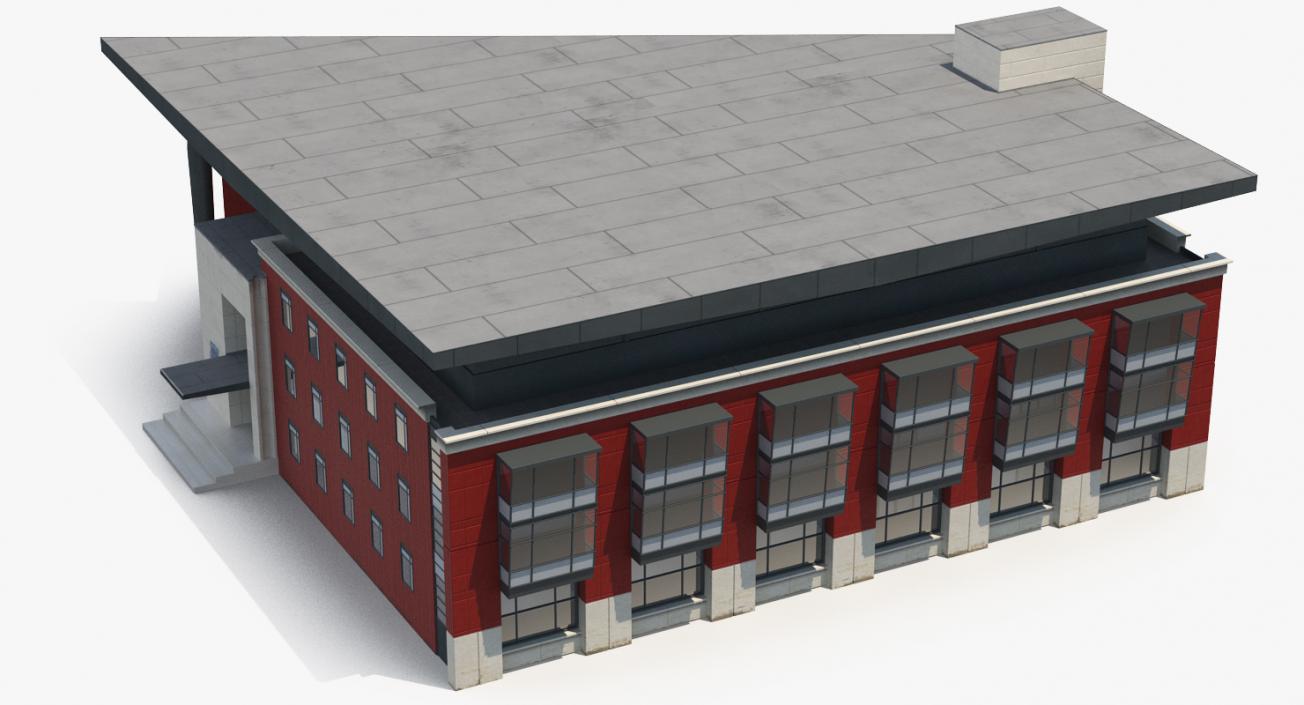 Alexandria Police Headquarters Building 3D model