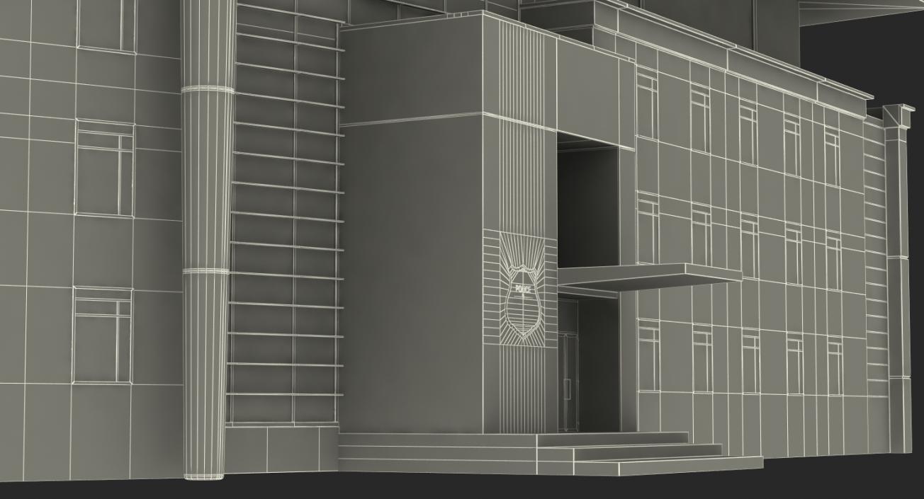 Alexandria Police Headquarters Building 3D model