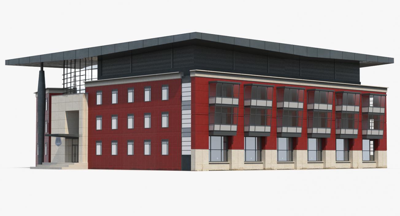 Alexandria Police Headquarters Building 3D model