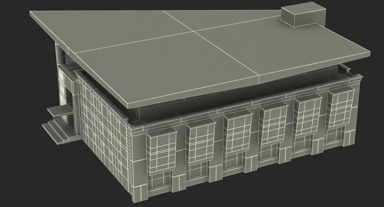 Alexandria Police Headquarters Building 3D model