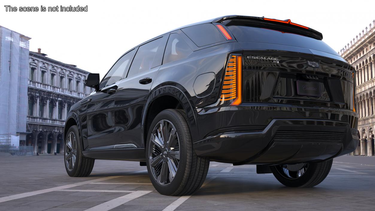 3D model EV Cadillac Escalade IQ 2025 Black Raven