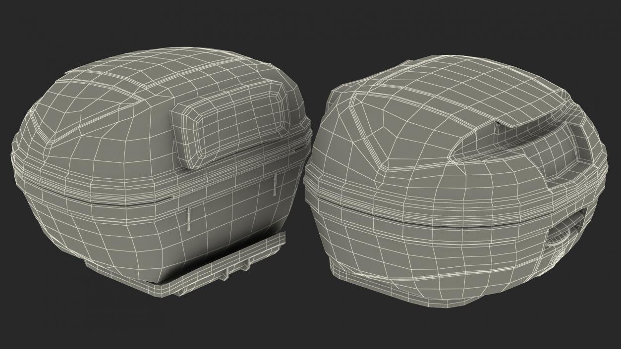 3D Motorcycle Luggage model