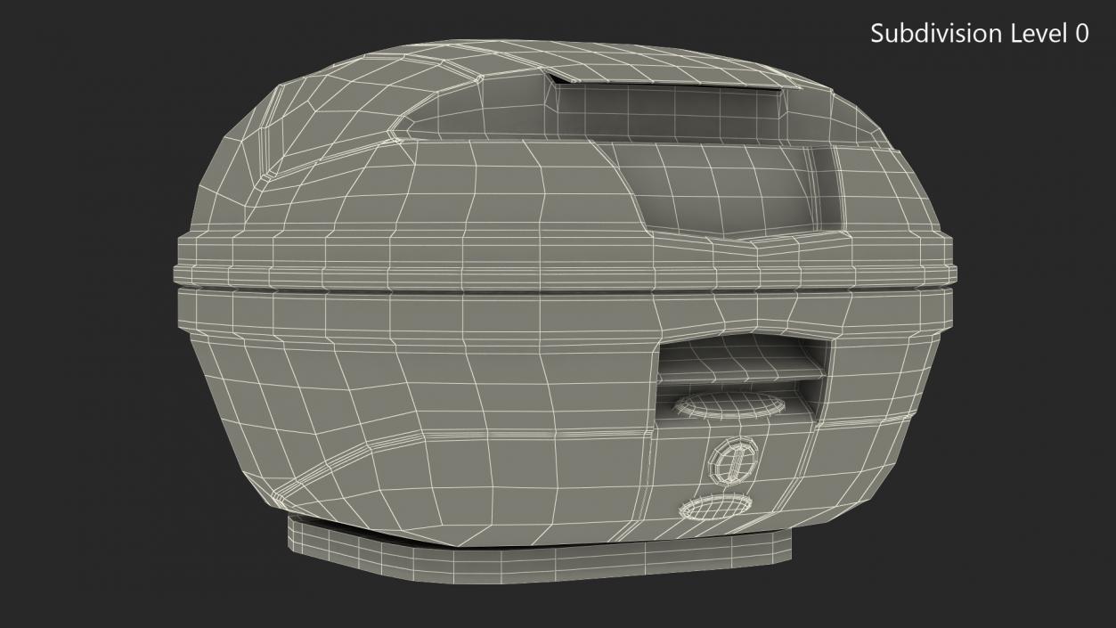 3D Motorcycle Luggage model