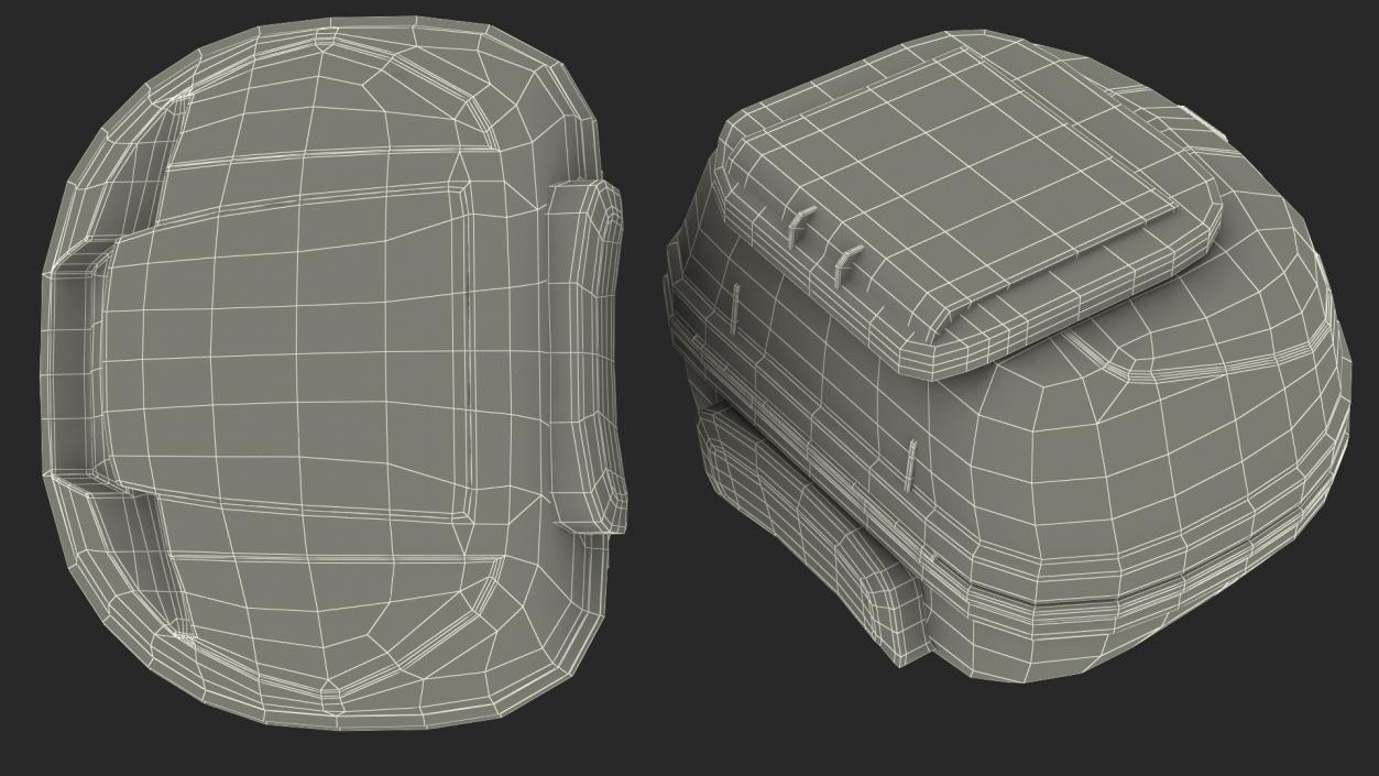 3D Motorcycle Luggage model